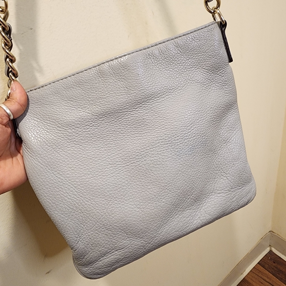 Kate Spade Gray Leather Crossbody Bag - Picture 9 of 14